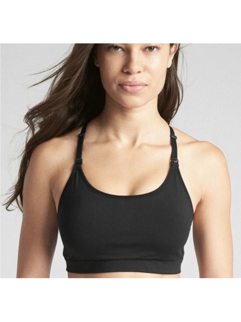 Gap fit Athletic Racerback Sports nursing Bra - Black size M